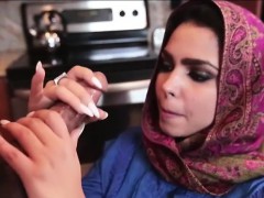 Hot Arab teen Ada receives hot creampie after getting fucked