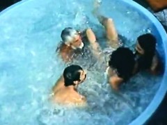 Spring Finlay, Justina Lynn, Kris Ware in vintage porn clip