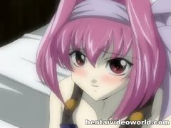 Very hot anime sex scene from horny lovers