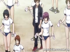 Sexual training of hot hentai girls