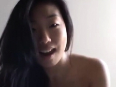 Korean Cam girl fingers ass and pussy