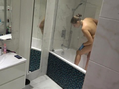 Footage of my hot exgirlfriend in the bathroom