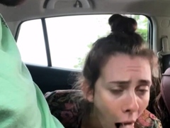 Teen Couple Public Car Blowjob