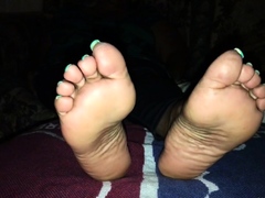 Auntie Lynn aka mrslynnsworld OnlyFans - Late night toe